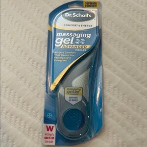 Dr. Scholl's Comfort & Energy Massaging Gel Insoles - Blue